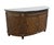 Collezione Europa Mahogany Traditional Neoclassical Revival 66" Demilune Buffet W. Granite Top For Sale - Image 4 of 13