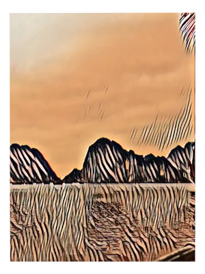 Ian Jones, Teeth Mountains Vietnam, Print