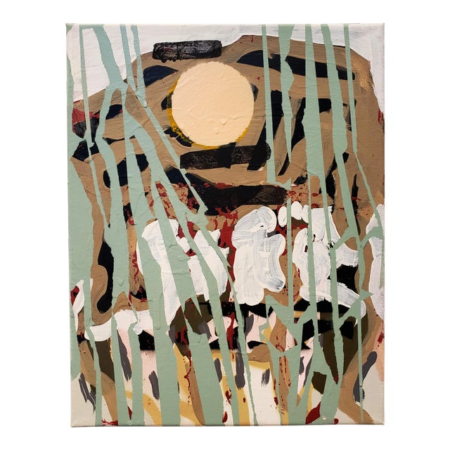 Contemporary Abstract Painting by Lionel Lamy "Ozymandias" For Sale