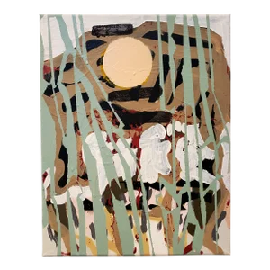 Contemporary Abstract Painting by Lionel Lamy "Ozymandias"