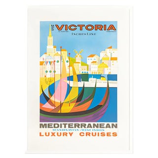 MS Victoria Poster, 1960s For Sale