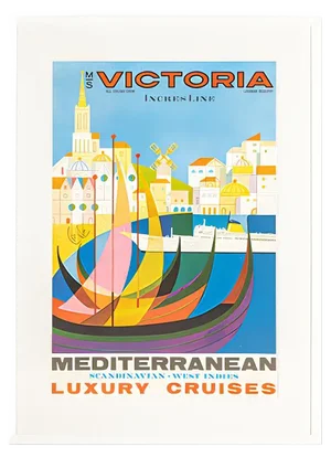 MS Victoria Poster, 1960s