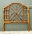 Vintage Kenian Burnt Bamboo a Chinese Chippendale Queen Headboard For Sale - Image 10 of 12