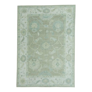 Turkish Oushak Rug 8'9" x 12'4" #19440 For Sale