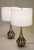 Metal Matched Pair Laurel Maurizio Tempestini Atomic Modern "Roots" Aluminum Table Lamps 1960's For Sale - Image 7 of 11