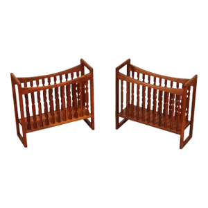 Mid 20th Century Danish Modern Teak Magazine Stands - A Pair
