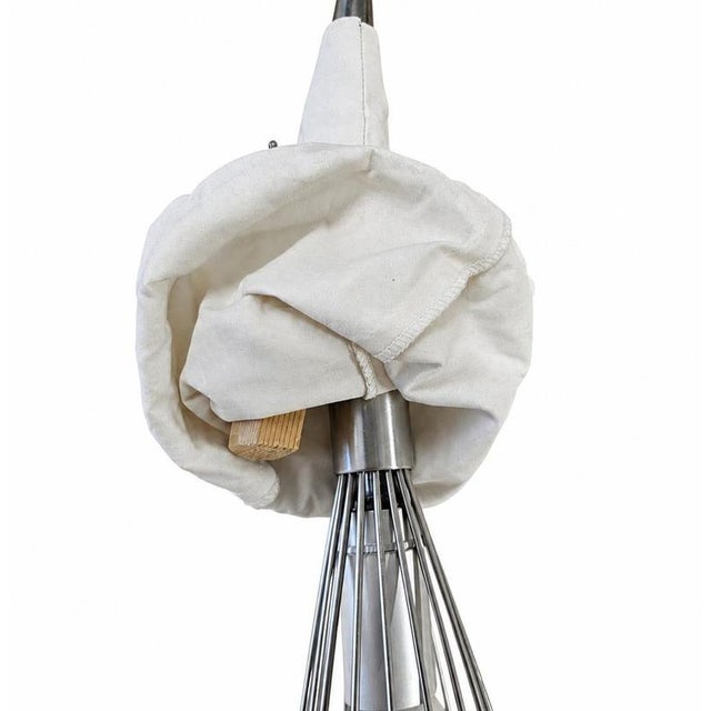 Vintage Hand Whisk Lamp, 1970s For Sale - Image 7 of 10