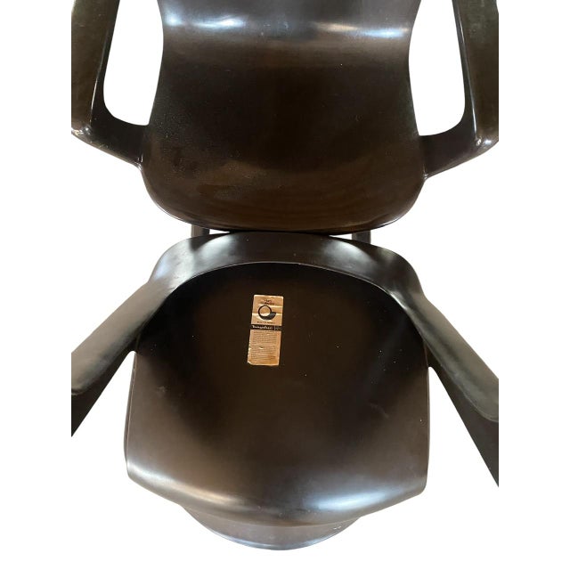 Vintage Kangaroo Chairs by Ernst Moeckl & Siegfried Mehl for Horn Collection, 1960s, Set of 5 For Sale - Image 17 of 18