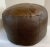 Vintage Brown. Leather Poof Footstool For Sale In Dallas - Image 6 of 8