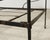 19th C. French Napoleon III Empire Wrought Iron Bronze Daybed For Sale - Image 10 of 16