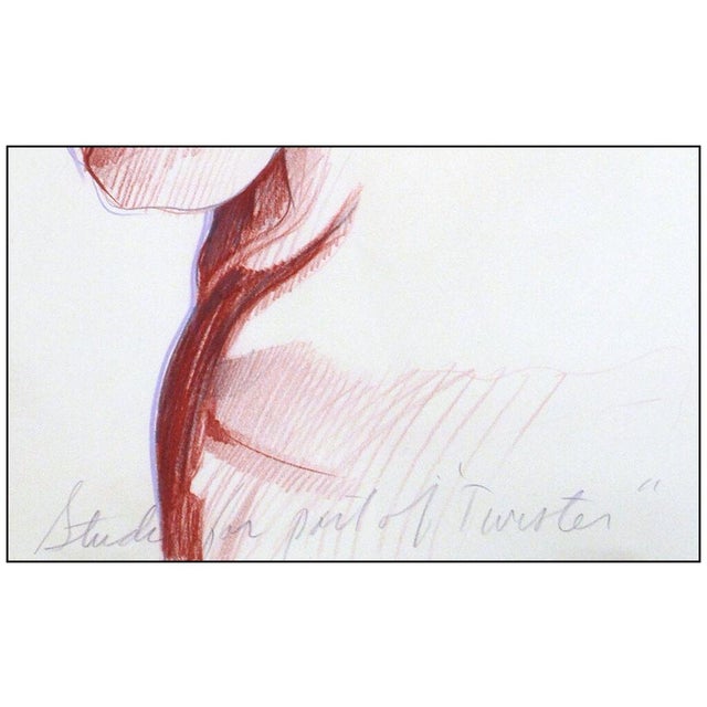 Figurative 1990s Study for Twister, Jerry Ott For Sale - Image 3 of 5