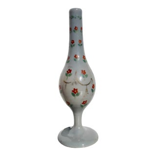 Beykoz Turkey Opaline Glass Rosewater Sprinkler Vase 19th Century For Sale