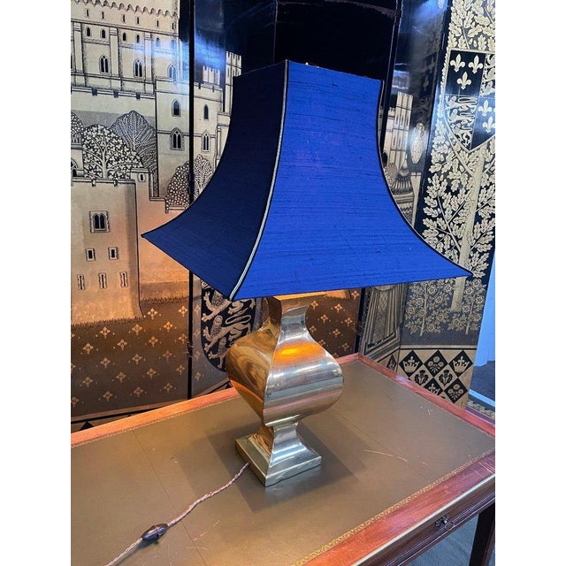 20th Century Brass Lamp, 1970s For Sale - Image 4 of 7