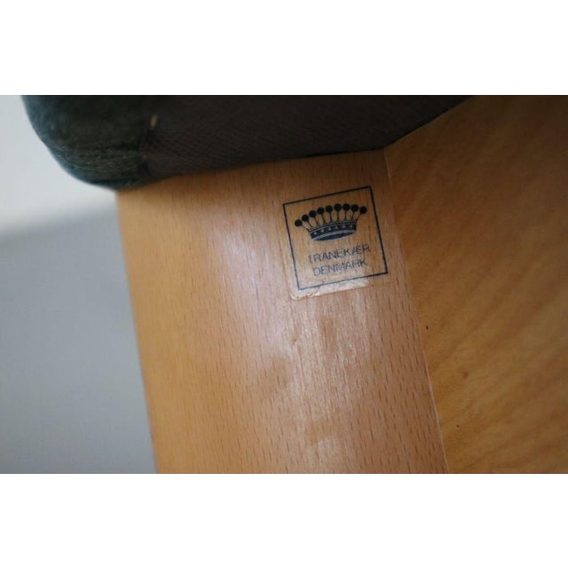 Brown Danish Set of 4 Iris Chairs for Berghe For Sale - Image 8 of 12