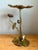 Vintage Carole Stupell Brass Lotus Leaf Accent Table For Sale - Image 9 of 14