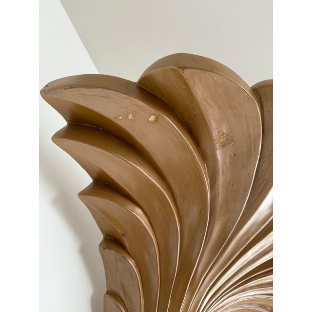 Art Deco 1980s Serge Roche Style Palm Wall Torchiere Floor Lamp - a Pair For Sale - Image 3 of 5