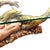 Plastic Mid-Century Sculptural Gold Nude Mermaid & Dolphin Coffee Table W/ Glass Top For Sale - Image 7 of 11