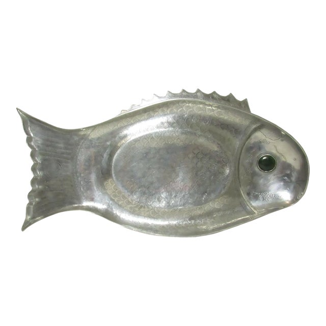 Large Scale Arthur Court Fish Platter For Sale
