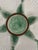 Ceramic 1930s French Longchamp Green and White Majolica Oyster Plate For Sale - Image 7 of 16