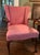 This side chair has graceful lines and overall an elegant look. With the appropriate upholstery, it would work in...