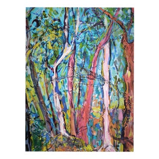 Linda Clerget, Forest Sanctuary, Acrylic For Sale