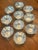 A sophisticated set of ten sculptural silverplate sorbet desert bowls by New York designer Izabel Lam. Featuring graceful...