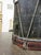 Late 20th Century Antique Civil War Era Painted Wood Drum With Rope Tension and Leather Ears For Sale - Image 5 of 6