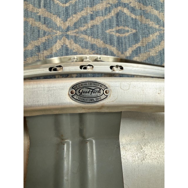 Mid 20th Century Vintage GoodForm Mid Century Aluminum Chairs, Set of Four For Sale - Image 5 of 12