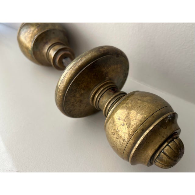 Antique 19th Century Brass Door Knob For Sale - Image 17 of 18