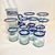 Mexican 1970s Vintage Mexico Hand Blown Glass Bar Collection - 15 Piece Set. For Sale - Image 3 of 10