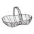 Antique French Farmhouse Wire Basket For Sale
