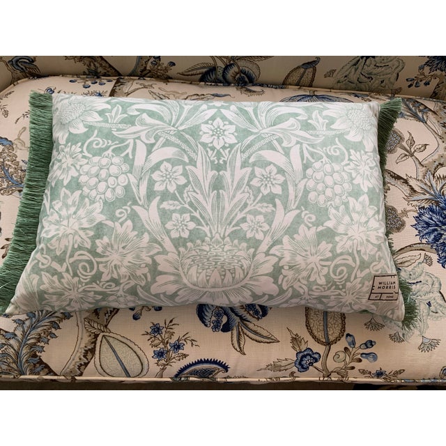Here we have a lovely William Morris At Home lumbar pillow. Actually there are TWO pillows, however I found a few tiny...