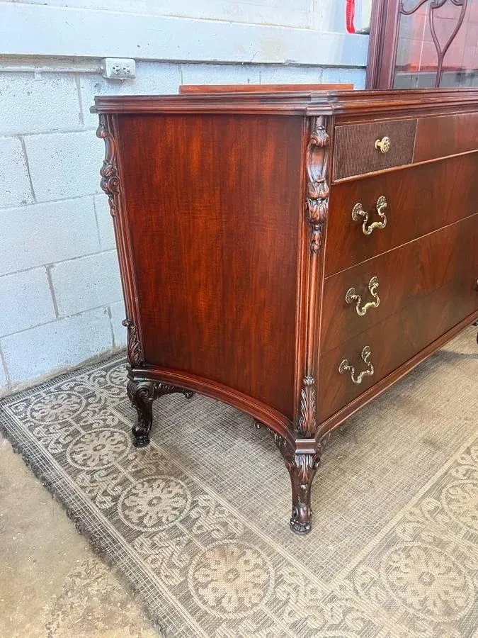 Early 20th Century Antique Dresser With Mirror. By Joerns Bros Furniture. |  Chairish