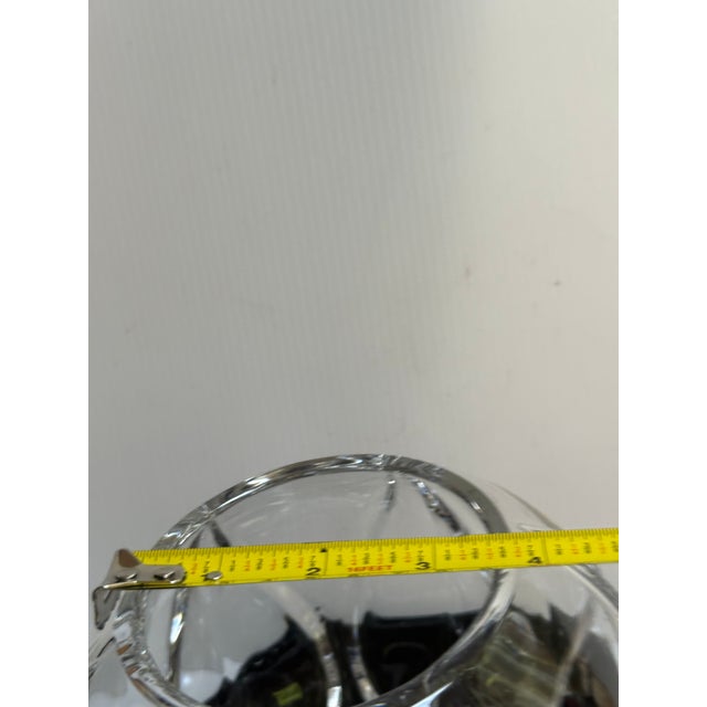 1960s Nachtmann Germany Bleikristall 24% Lead Crystal 6"h Bowl Vase For Sale - Image 15 of 18