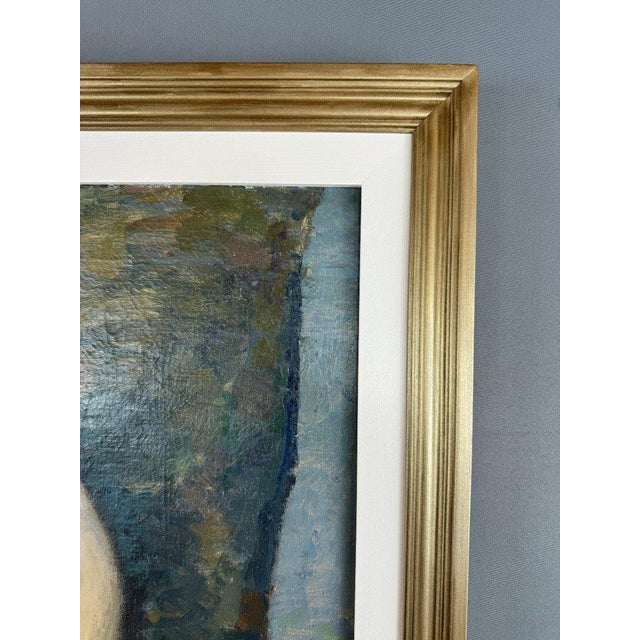 French School Artist, Seated Nude, Early 20th Century, Oil Painting on Canvas, Framed For Sale - Image 6 of 12