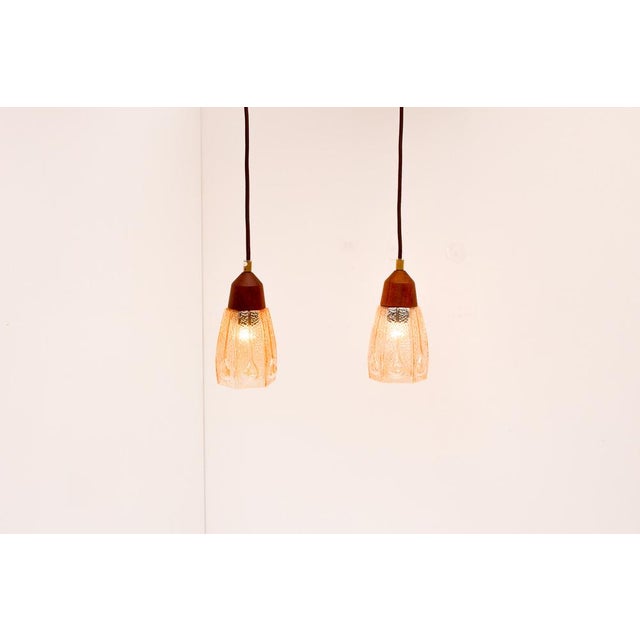Pendant Lamps in Glass from Pukeberg, Sweden, 1960s, Set of 2 For Sale - Image 17 of 18
