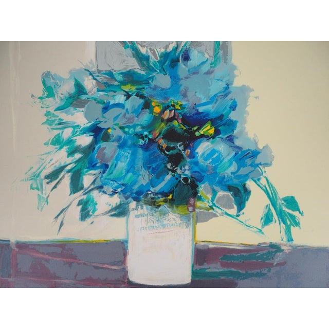 Claude Hemeret, Vase blanc, Lithograph For Sale - Image 5 of 7