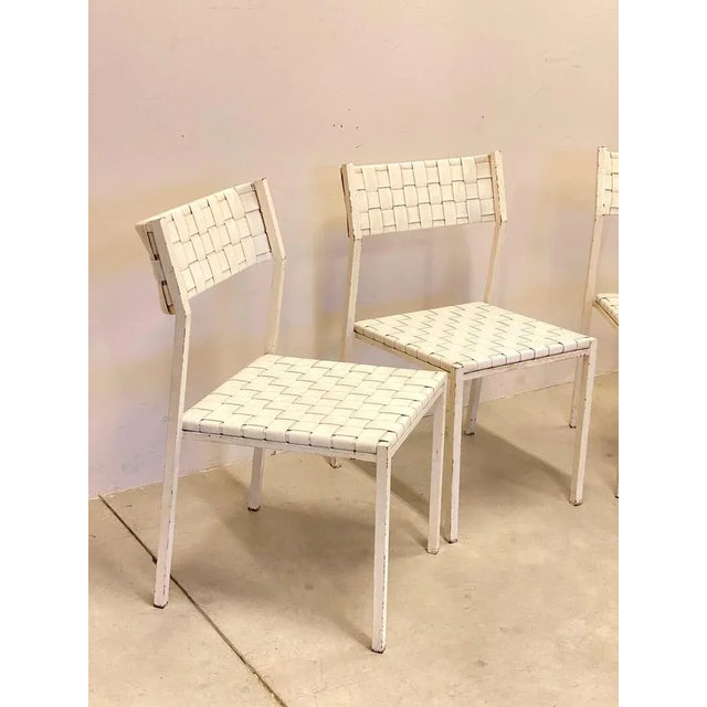 Leather Chairs, 1980s, Set of 4 For Sale - Image 11 of 13