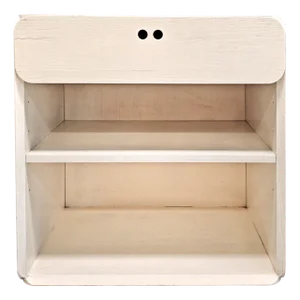 White Bedside Table by Derk Jan De Vries for Maisa, 1970s