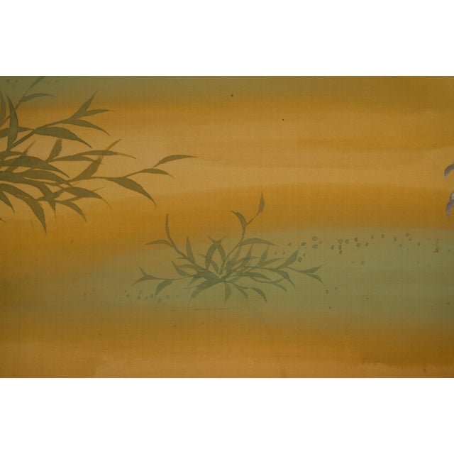 Early 20th Century Japanese Meiji Two-Panel Screen With Tom Turkey and Hen, Signed Yoho, C. 1900 For Sale - Image 5 of 15