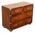 Lane Campaign Style Walnut Chest Of Drawers For Sale