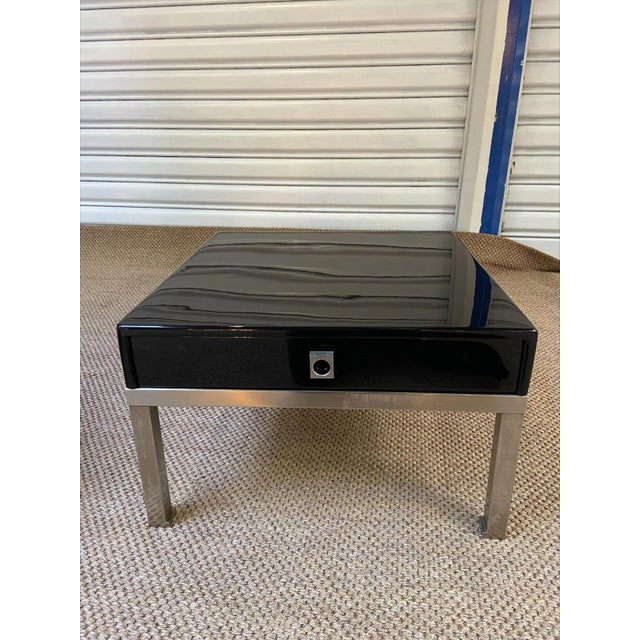 Side Table by Guy Lefèvre for Maison Jansen, 1970 For Sale - Image 6 of 7