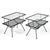 Frank & Son Two-Tiered Iron End Tables by Frank & Son (Pair) For Sale - Image 4 of 7