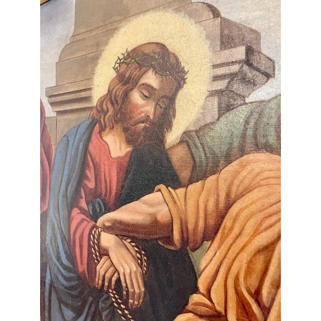 French School Artist, The Judgement of Jesus, 19th Century, Oil Painting, Framed For Sale - Image 5 of 11