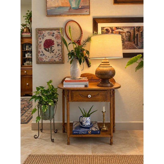 French Provincial Vintage Console Table For Sale - Image 3 of 5