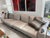 Description tempo 130' Maratea Grigro excellent condition Ottoman is 36”sq