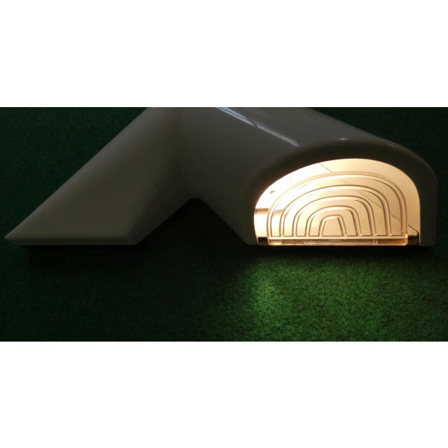 Polycarbonate Wall Lamps by Francesconi, 1980s, Set of 2 For Sale - Image 4 of 13