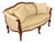 Ethan Allen French Louis XV Style Camelback Sofa For Sale