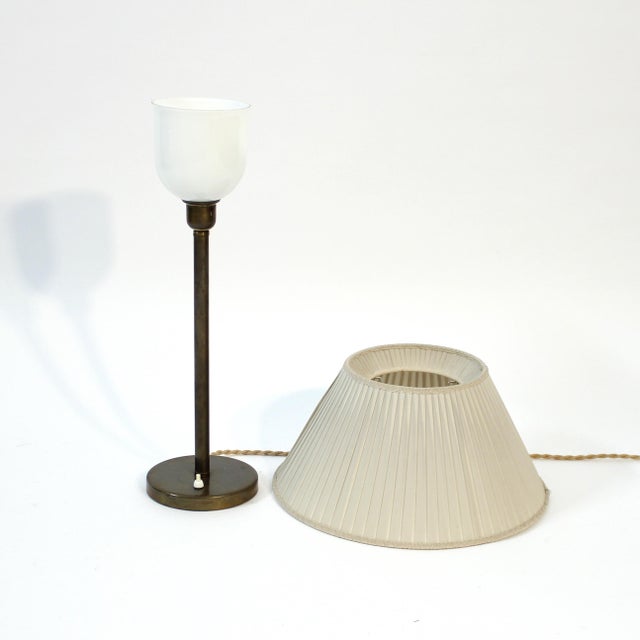 1950s Brass Table Lamp attributed to Hans Bergström for ASEA, 1950s For Sale - Image 5 of 13