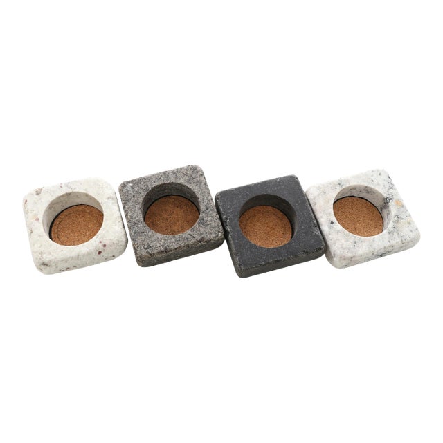 Sea Stone Coasters - Set of 4 For Sale